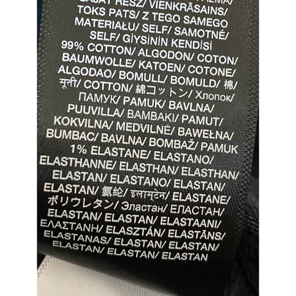 NWT 7 For All Mankind Easy Slim Dark Distressed with Open Knee Jeans, Size 28 - Picture 5 of 13